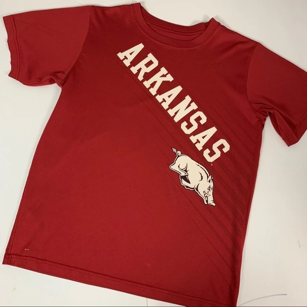 Nike Women’s Red Arkansas Razorback Dri Fit Tee ShirtSize Small